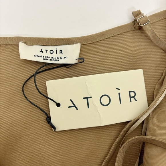 Atoir Turned Around Dress in Bronze Size 4 - Picture 7 of 13